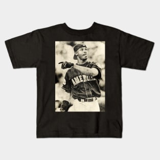 Vintage Ken Griffey jr Kids T-Shirt